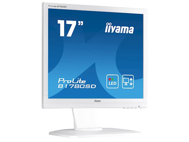 iiyama ProLite monitor B1780SD-W1 17" 5:4 Height Adjustable, White image 4
