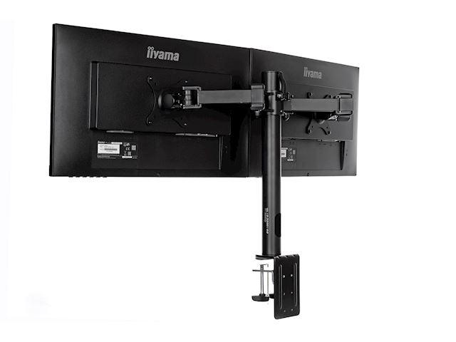 iiyama DS1002C-B1 Dual Screen Desk Top Mounting Arm image 2