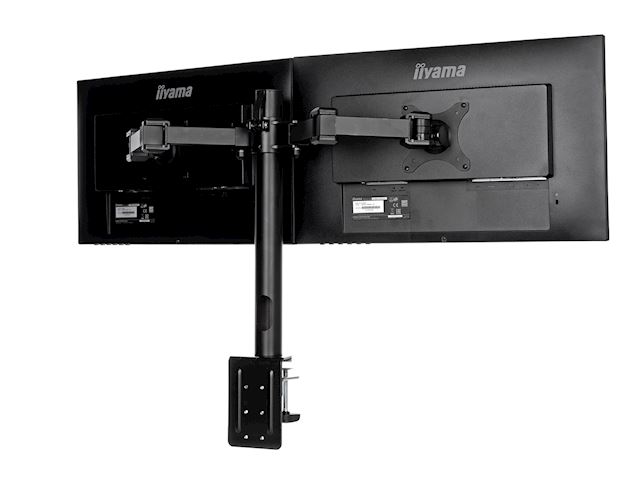 iiyama DS1002C-B1 Dual Screen Desk Top Mounting Arm image 1