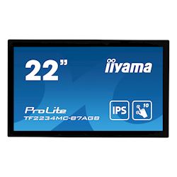 iiyama ProLite monitor TF2234MC-B7AGB 22", PCap touch through glass, 10pt touch, Anti-glare, HDMI, DP, 16:9, IPS, Scratch resistive, Anti-fingerprint coating
