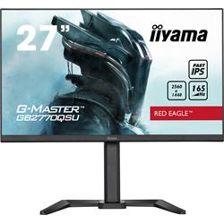 iiyama G-Master Red Eagle gaming monitor GB2770QSU-B5 27" Black, WQHD res 2560x1440, IPS, 165Hz, 0.5ms, FreeSync, HDMI, Display Port, USB Hub