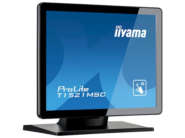 iiyama ProLite monitor T1521MSC-B1 15" Black, 5:4, Projective Capacitive 10pt touch, Bezel Free image 3