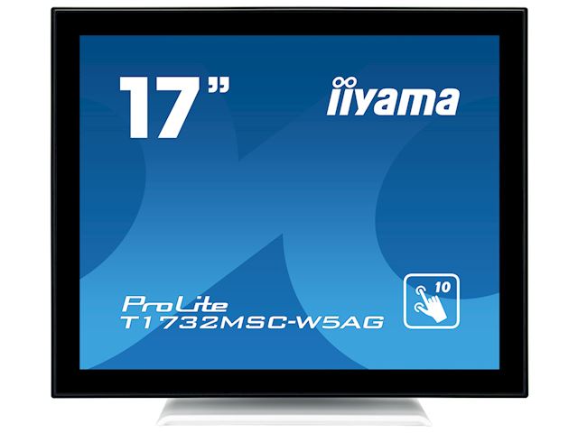 iiyama ProLite monitor T1732MSC-W5AG 17" White, Anti Glare, 5:4, Projective Capacitive 10pt touch, Bezel Free image 0