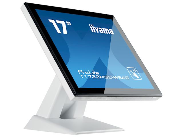 iiyama ProLite monitor T1732MSC-W5AG 17" White, Anti Glare, 5:4, Projective Capacitive 10pt touch, Bezel Free image 4