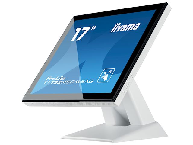 iiyama ProLite monitor T1732MSC-W5AG 17" White, Anti Glare, 5:4, Projective Capacitive 10pt touch, Bezel Free image 5