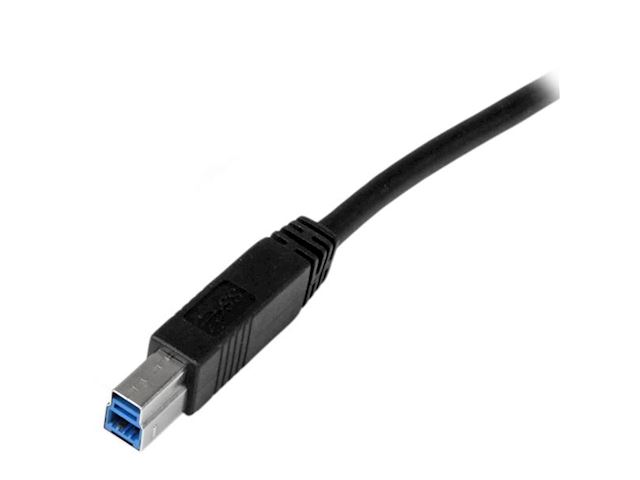 StarTech USB3CAB2M 2m Certified SuperSpeed USB 3.0 A to B Cable - M/M image 1