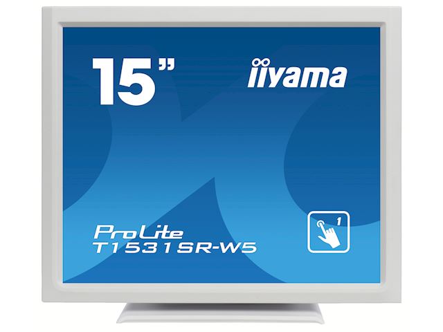 iiyama ProLite monitor T1531SR-W5 15" White, 5:4, Resistive single touch image 0