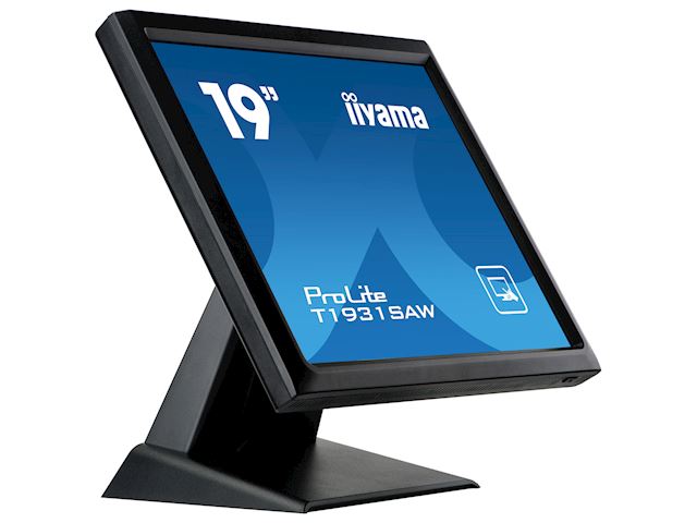 iiyama ProLite monitor T1931SAW-B5 19" Black, 5:4, Surface Acoustic Wave single touch, HDMI, Display Port image 4