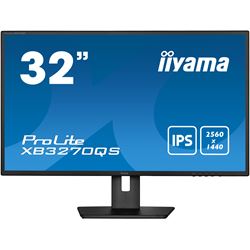iiyama Prolite monitor XB3270QS-B5 32" IPS WQHD 2560x1440, Black, HDMI,  Display Port, DVI, Height Adjustable