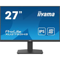 iiyama ProLite XU2793HS-B6 monitor, 3-side borderless, IPS, HDMI, DisplayPort, Flicker free and Blue light reducer 