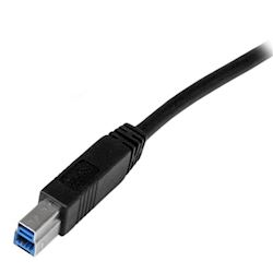 StarTech USB3CAB2M 2m Certified SuperSpeed USB 3.0 A to B Cable - M/M thumbnail 1