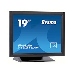 iiyama ProLite monitor T1931SAW-B5 19" Black, 5:4, Surface Acoustic Wave single touch, HDMI, Display Port thumbnail 1